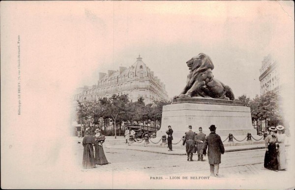 Paris - Lion de Belfort Vorderseite