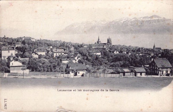 Lausanne et les montagnes de la Savoie