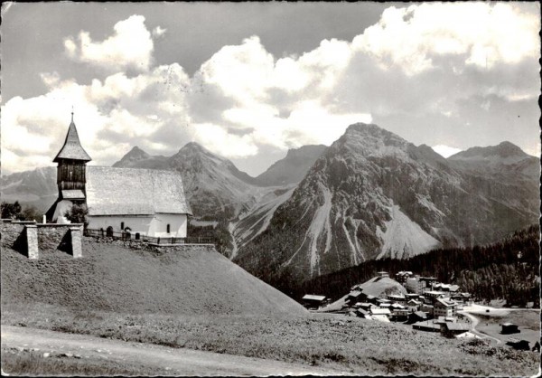 Arosa Bergkirchli Vorderseite