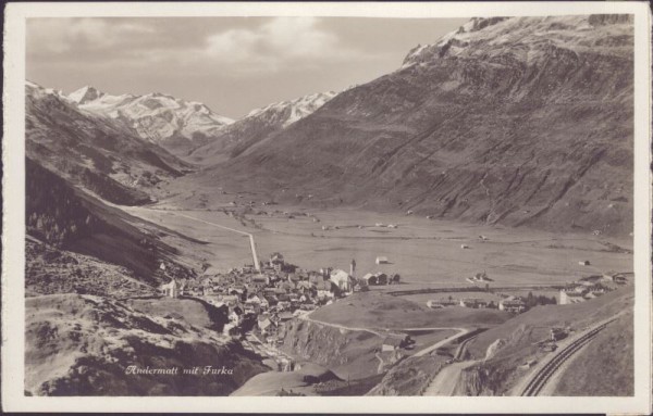 Andermatt mit Furka