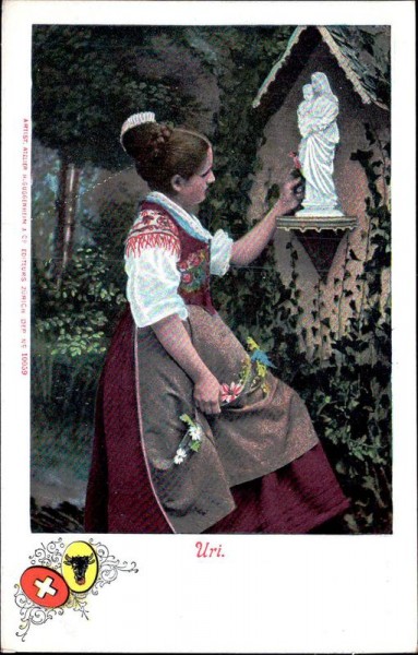 Trachtenfrau Vorderseite