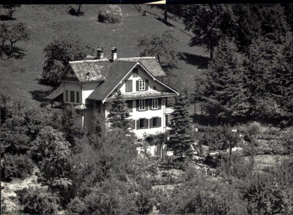 unbekanntes Haus, Flugaufnahme Vorderseite