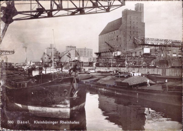 Basel. Kleinhüninger Rheinhafen