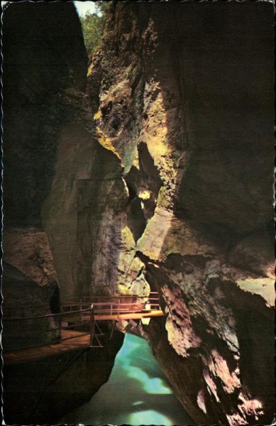 Aareschlucht bei Meiringen Vorderseite