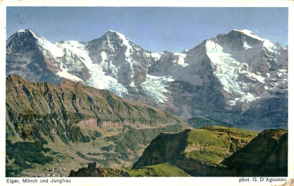 Eiger, Mönch und Jungfrau Vorderseite