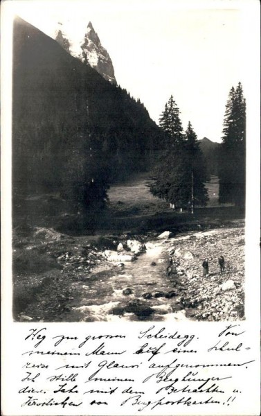 Weg zur grossen Scheidegg Vorderseite