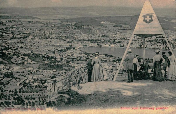 Zürich vom Uetliberg Vorderseite