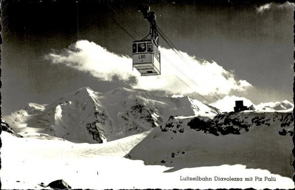 Luftseilbahn Diavolezza Vorderseite