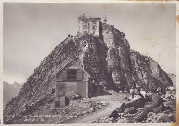 Observatorium auf dem Säntis Vorderseite