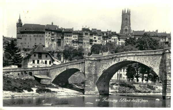 Fribourg, Le Pont de St Jean Vorderseite