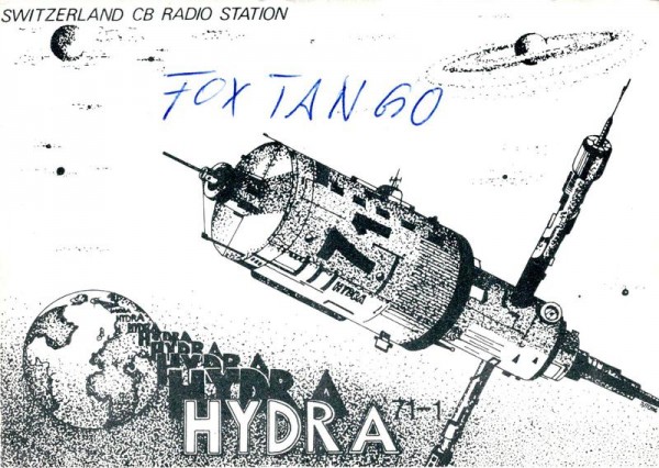 QSL- Karte, Hydra 71-1, Luzern Vorderseite