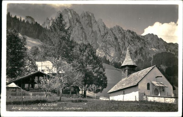 Saanen Vorderseite