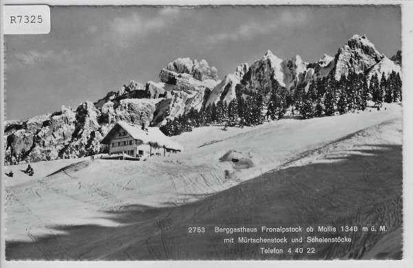 Berggasthaus Frohnalpstock ob Mollis im Winter en hiver