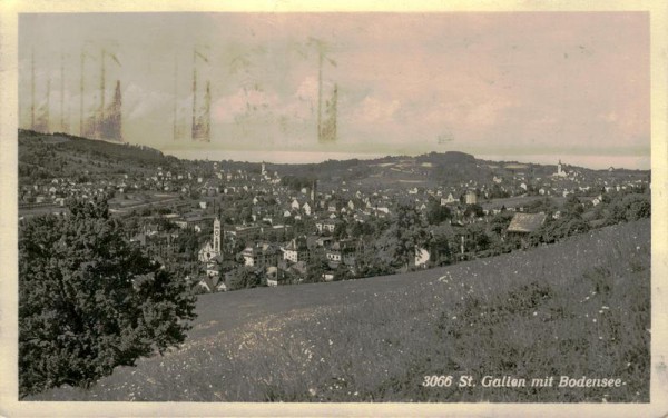 St.Gallen mit Bodensee Vorderseite