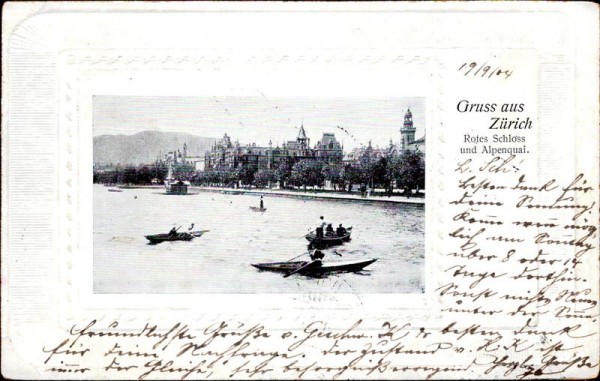 Gruss aus Zürich Vorderseite