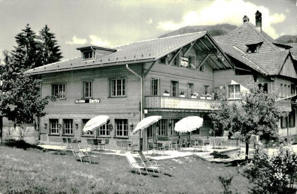 Tea-Room Pension Derby Zweisimmen Vorderseite