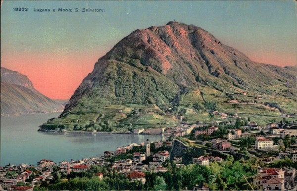 Lugano e Monte S. Salvatore. Vorderseite