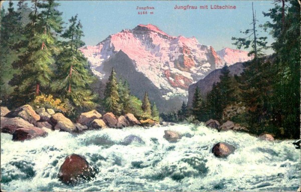 Jungfrau mit Lütschine Vorderseite