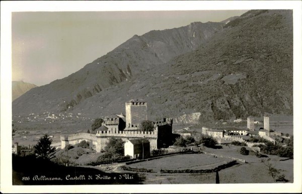Bellinzona, Castelli di Soitto Vorderseite