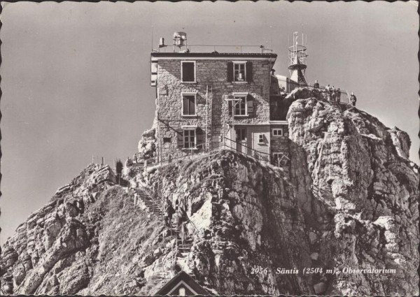 Berghotel Säntis (2504 m) Vorderseite