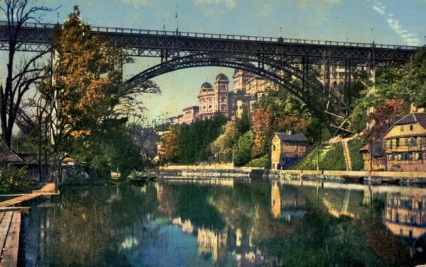 Kirchenfeldbrücke mit Bundespalast Vorderseite
