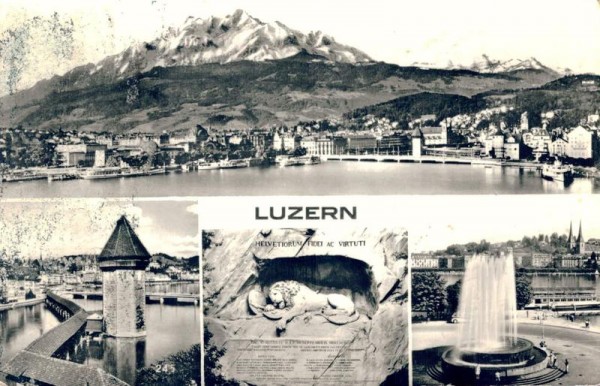 Luzern. Übersicht Vorderseite