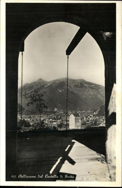 Castello di Sasso (Bellinzona) Vorderseite