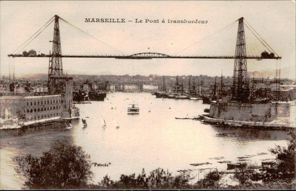 Schwebefähre Marseille Vorderseite