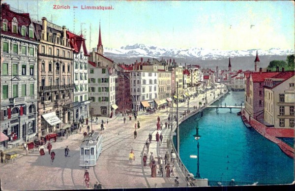 Zürich - Limmatquai Vorderseite