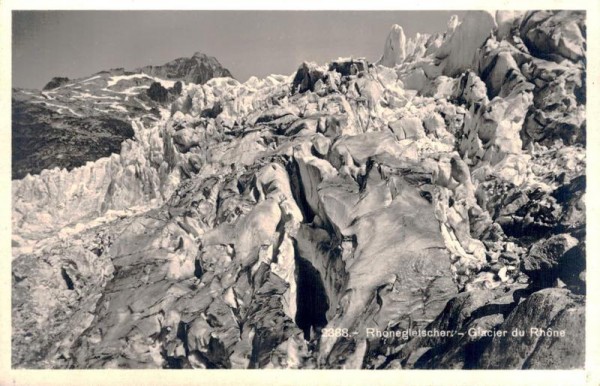 Rhonegletscher - Glacier du Rhône, Eisgrotte Vorderseite