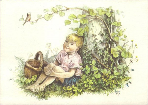 Schöner Sommertag,H.Spörri Vorderseite