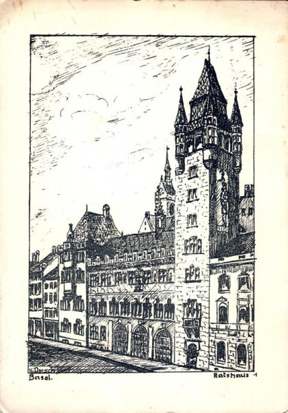 Basel, Rathaus Vorderseite