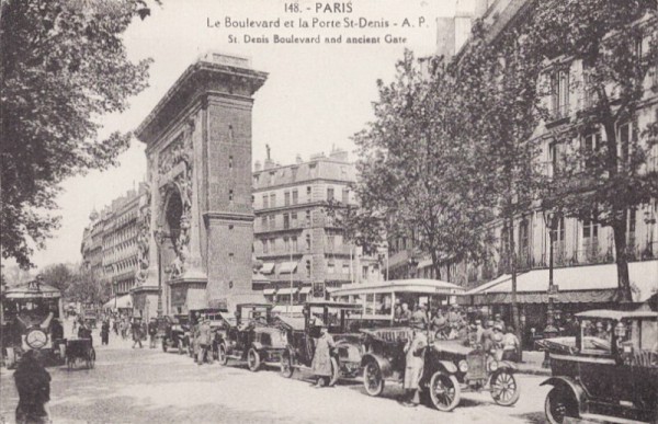 Paris Le Boulevard et la Porte St-Denis