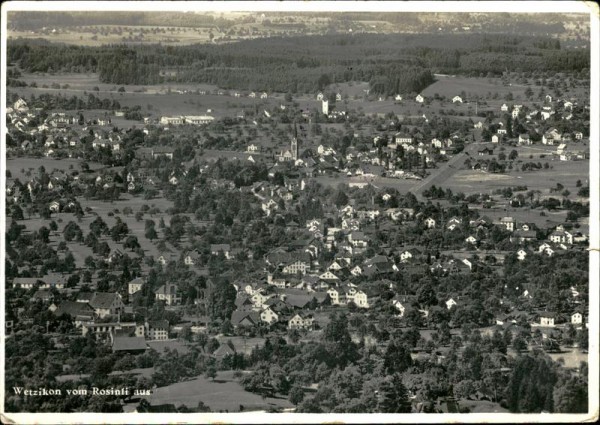 Wetzikon von Rosinli aus Vorderseite
