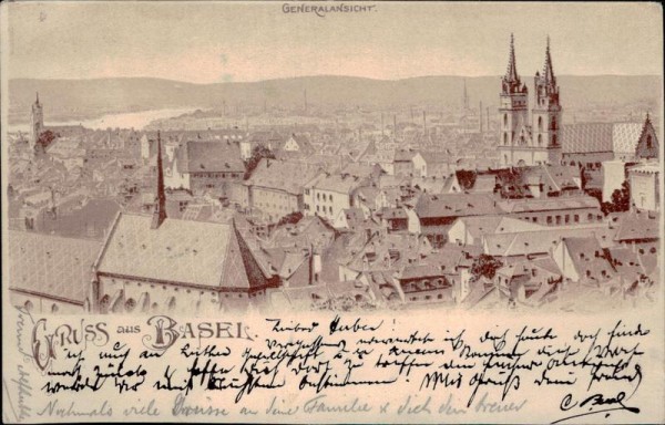 Gruss aus Basel Vorderseite