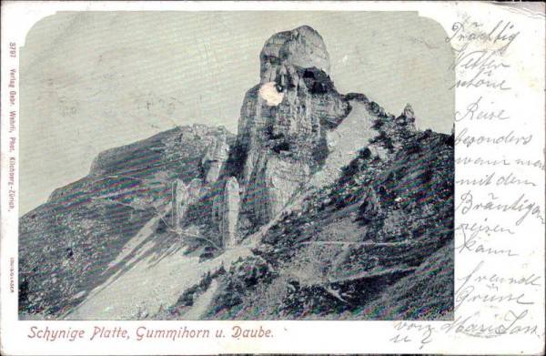 Schynige Platte, Gummihorn und Daube Vorderseite