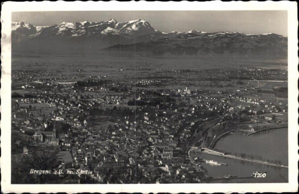 Bregenz a.B. mit Säntis Vorderseite