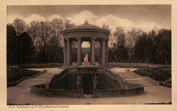 Bad Homburg, Elisabethenbrunnen Vorderseite