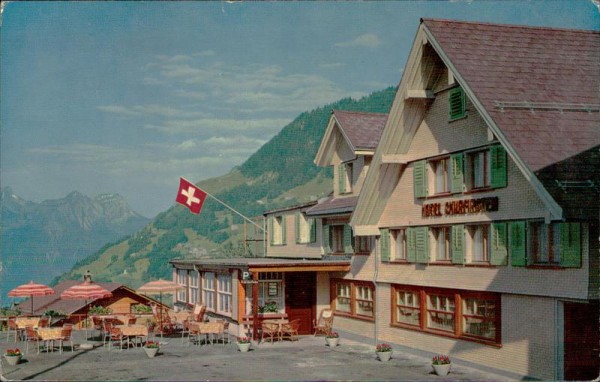 Amden, Hotel-Pension Churfirsten Vorderseite