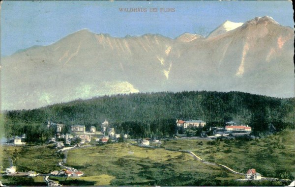 Waldhaus bei Flims Vorderseite