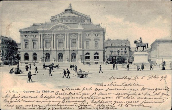 Genève. Le Théâtre Vorderseite
