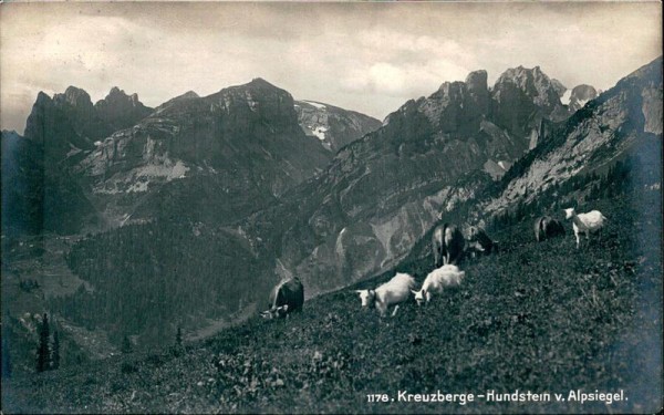Kreuzberge-Hundstein vor Alpsiegel Vorderseite