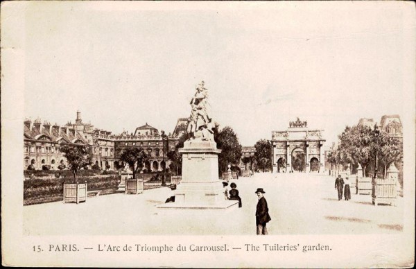 L'Arc de Triomphe du Carrousel, Paris Vorderseite