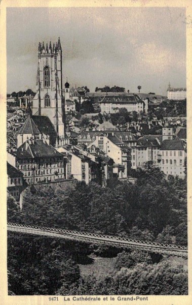 La Cathédrale et le Grand-Pont Vorderseite