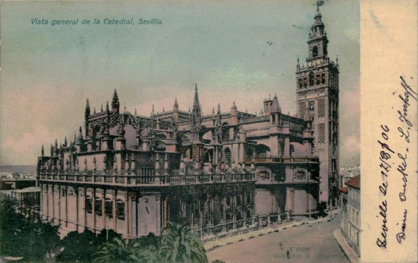 Vista general de la Catedral, Sevilla Vorderseite