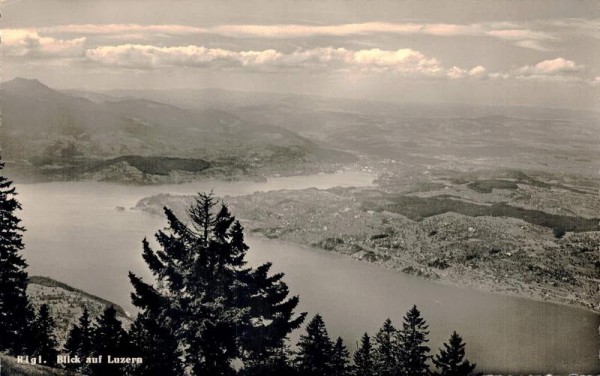 Blick auf Luzern. 1949 Vorderseite