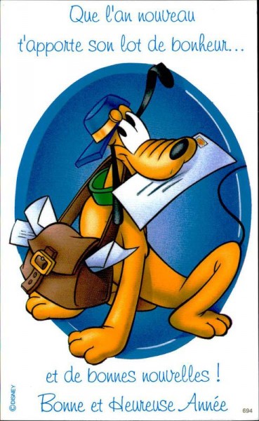 Pluto, Disney Vorderseite