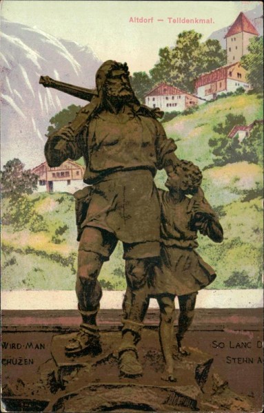 Altdorf/Telldenkmal Vorderseite