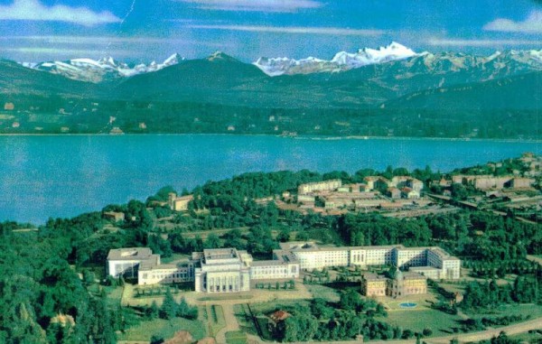 Genéve - Le Palais des Nations et le Mont Blanc Vorderseite