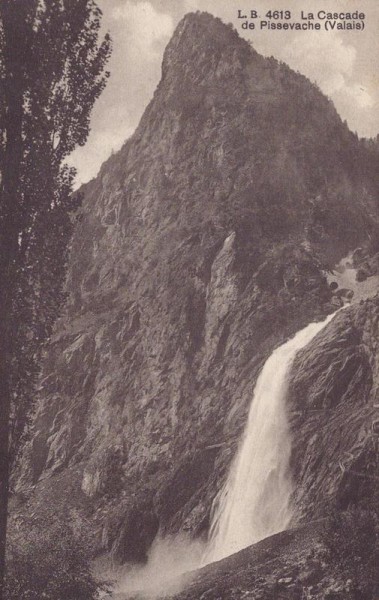 La Cascade de Pissevache Vorderseite